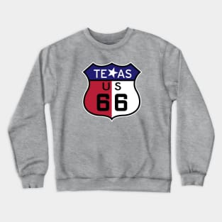 Route 66 Texas Crewneck Sweatshirt